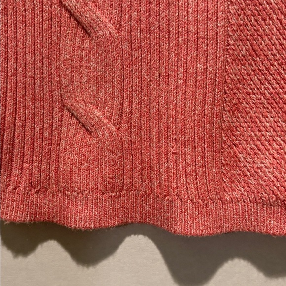 Express - High Waisted Cable Knit Mini Sweater Skirt. Size Large. NWT. Pink - Picture 7 of 16